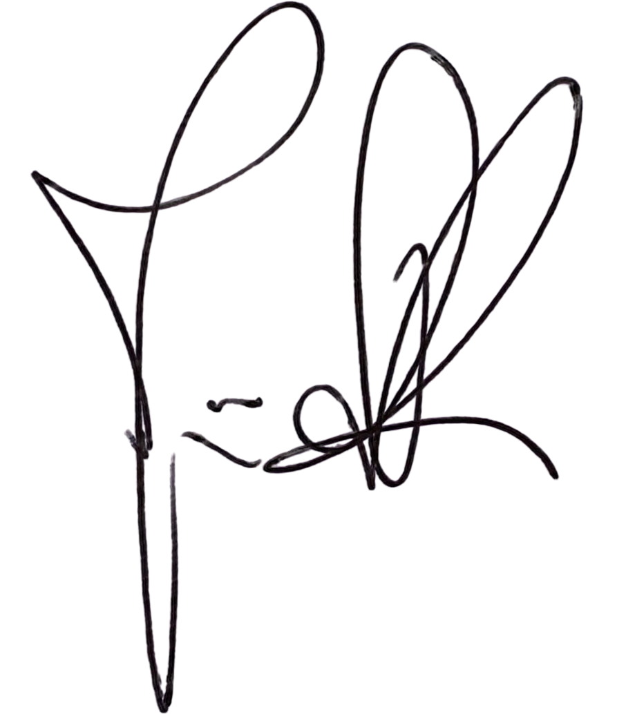 Firma dell'artista Ribero Mangialardi