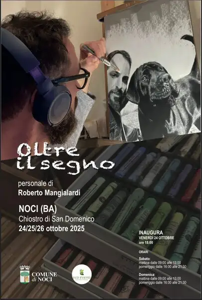 Quando il pastello diventa vita Il Debutto della mostra "Oltre il segno". 1 evento unico che ha svelato al pubblico le straordinarie opere di Roberto Mangialardi.